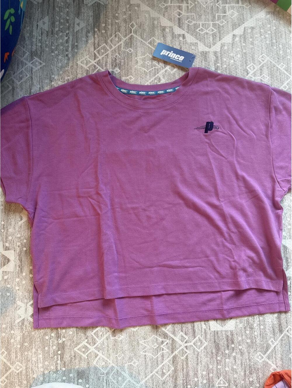 Prince Pickleball Purple Short Sleeve T-Shirt Size L